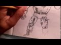 How to draw Springtrap /Como dibujar a Springtrap fnaf 3