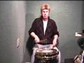 Back sticking stem clicking rudimental snare drum solo