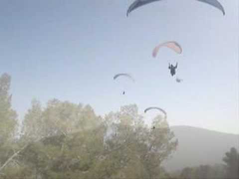 Paragliding in the Gilboa Israel