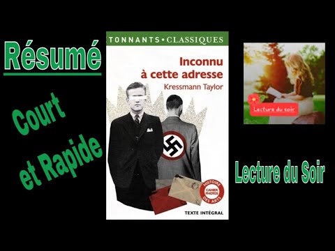 Inconnu à cette adresse   résumé rapide et complet