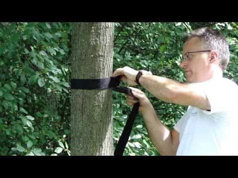how to fasten beams to a tree