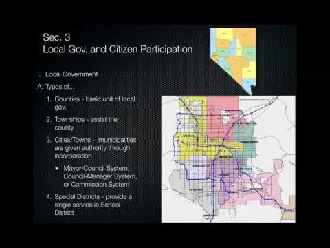 16.3 Local Government and Citizen Participation