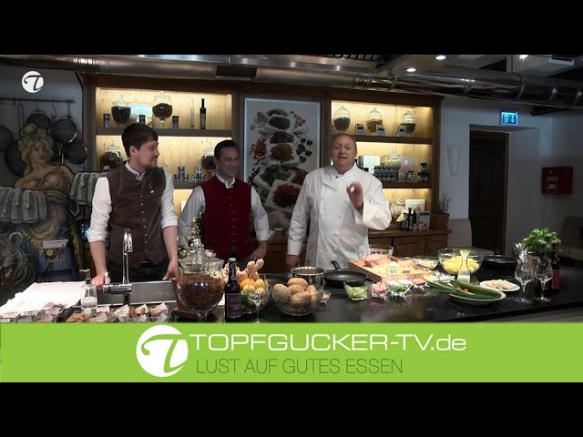 Kalbfleischpflanzerl mit lauwarmem Kartoffelsalat | Topfgucker-TV