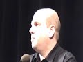 speaking at loyola college, david simon, an author and creator of the acclaimed hbo program, 