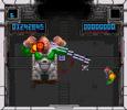 ok well a couple people told me to try no deaths on hard mode, so here is level 1.    

got this on the second try.  died on the first because although i could see that the purple guys move much faster, i did not know that they also swung almost instantaneously.  you can trick the green guys pretty easily by just hitting a different direction just as youre about to walk past them, but the purple guys arent so easily fooled.  

anyways, maybe 2 and 3 will be coming.  i havent tried them yet and who knows whats what kinds of differences they have from normal to hard mode.