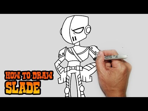 how to draw deathstroke