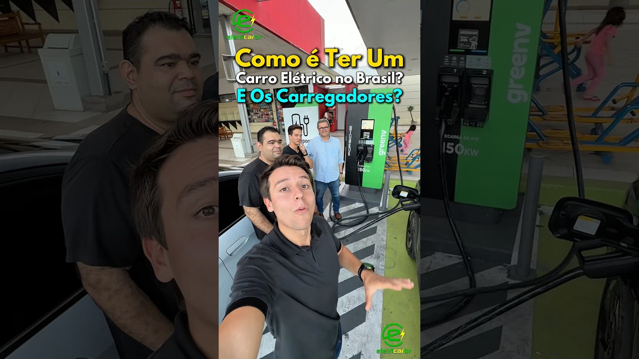 Como é Ter Um Carro Elétrico No Brasil? E Os Carregadores?⚡