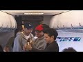 LOS DORADOS playing on a plane part 1 !!