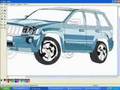 Speed painting in Ms Paint (Jeep Grand Cherokee)