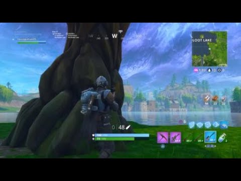 Fortnite Battle Royale - 281m hunting rifle snipe (RAW CLIP)