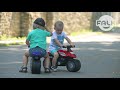 Miniature vidéo Porteur Baby Moto Falk Racing Rouge