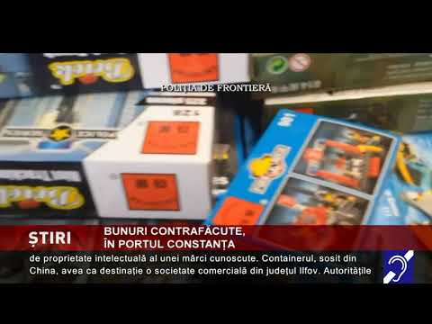 Bunuri contrafăcute, în portul Constanța