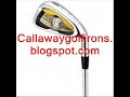 Callayway Golf Irons-Authentic Equipment.