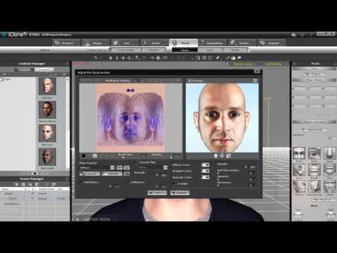 iClone5 Tutorial - 2D Photo to 3D Head
