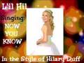 Now You Know - Sung by L'il Hil