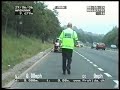 Motorcycle and car collide Police car CCTV Motorcycle and car collide Police car CCTV