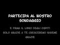PARTECIPA AL NOSTRO SONDAGGIO