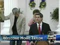 Taylor Hicks at Governor's Mansion