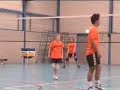 Volleybaltraining van Dustin Bontrop bij de NVS Tilburg. Volleybaltraining van Dustin Bontrop bij de NVS Tilburg.