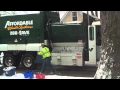 Snowy Recycling Pickup