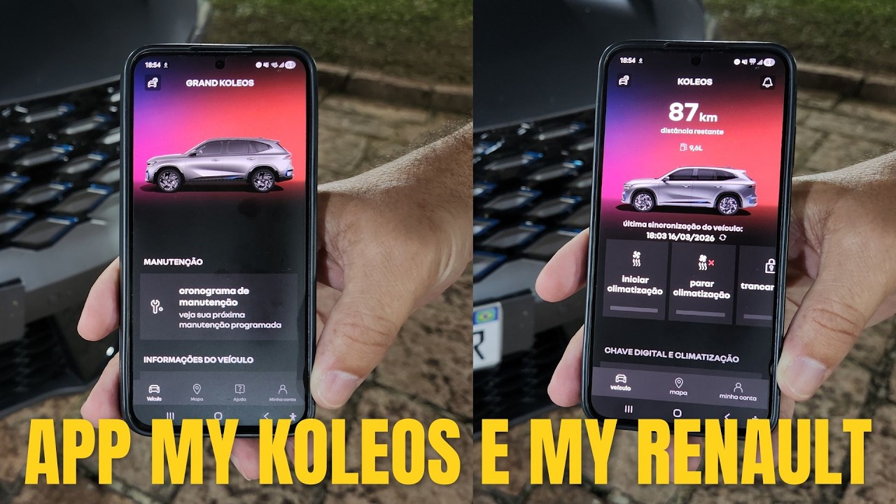 Renault Koleos - Como usar os aplicativos My Koleos e My Renault