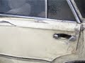 Domykanie drzwi Fiat 125 po małym dzwonie w płot rolnika
