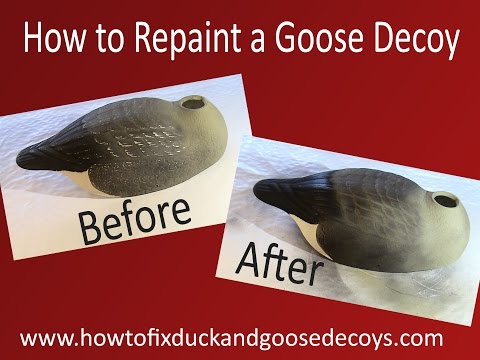 how to repair duck decoys