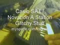 Casio SA1 + Novation A Station Glitchy Stuff