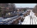 Metro Train north of Rockville Md station Xmas Eve 2009
