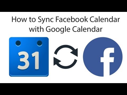 how to sync google calendar with facebook