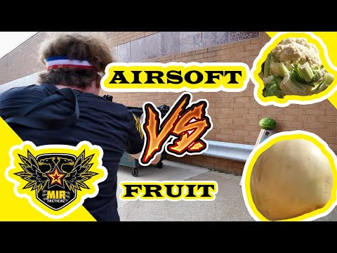 Airsoft vs Fruit Shooting Course at Mir Tactical *GRENADE FINISH*