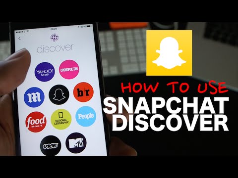 how to discover in snapchat