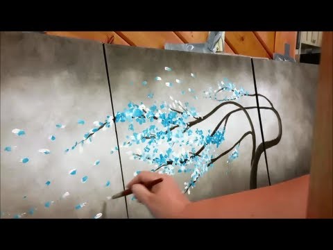 how to paint a tree