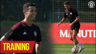 Cristiano Ronaldos return to Carrington  Training 