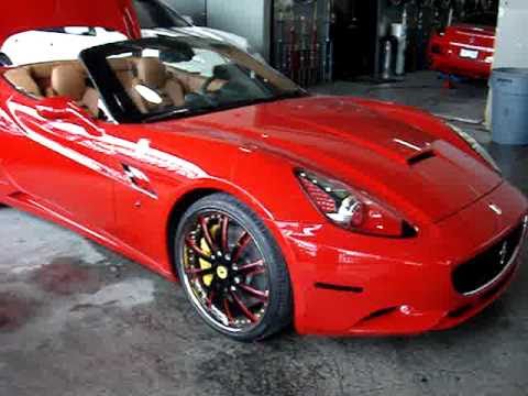 Francisco Cordero, relief pitcher for the Cincinnati Reds, Ferrari California Audio