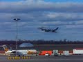 Airbus A380 first take-off from Montreal Trudeau airport