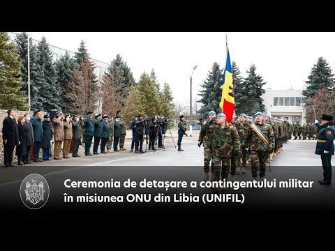 Șefa statului a felicitat primul contingent de pacificatori moldoveni care va fi detașat în Liban: „Trebuie să participăm la menținerea păcii internaționale”