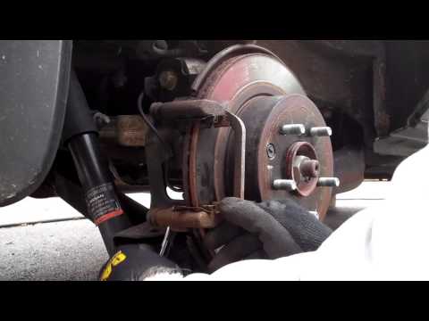 Replacing brake pads and rotors on 2008 Nissan Rogue