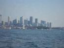 On the ferry to Manly Beach, there's more city behind the forest at the end of the video