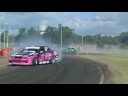 Drift demo wheels on wide bay