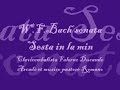 W F Bach sonata VI in la min per Cembalo