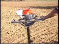 Mototrivella per piantare alberi, palizzate, recinzioni, ombrelloni in spiaggia.