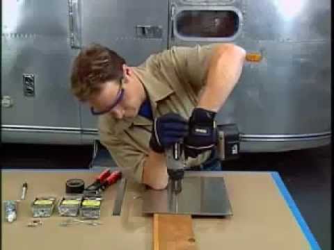 how to replace the skin on airstream rv