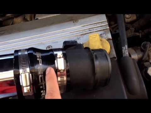 How to make cold air intake- Saab (DIY) *no check engine light