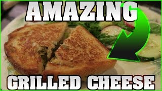 EPIC GRILLED CHEESE! Cooking with aDrive! Fontina & Leek Grilled Cheese Featuring Blue Apron by aDrive