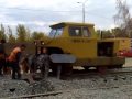 Шпалоподбивочный путеукладчик