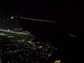 Delta 757 arriving San Diego at night