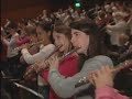 500 flutists playing j s  bach minuet