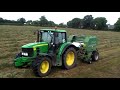 Round Bailing silage with a brand new John Deere 6930 Round Bailing silage with a brand new John Deere 6930