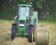 Round Bailing silage with a brand new John Deere 6930